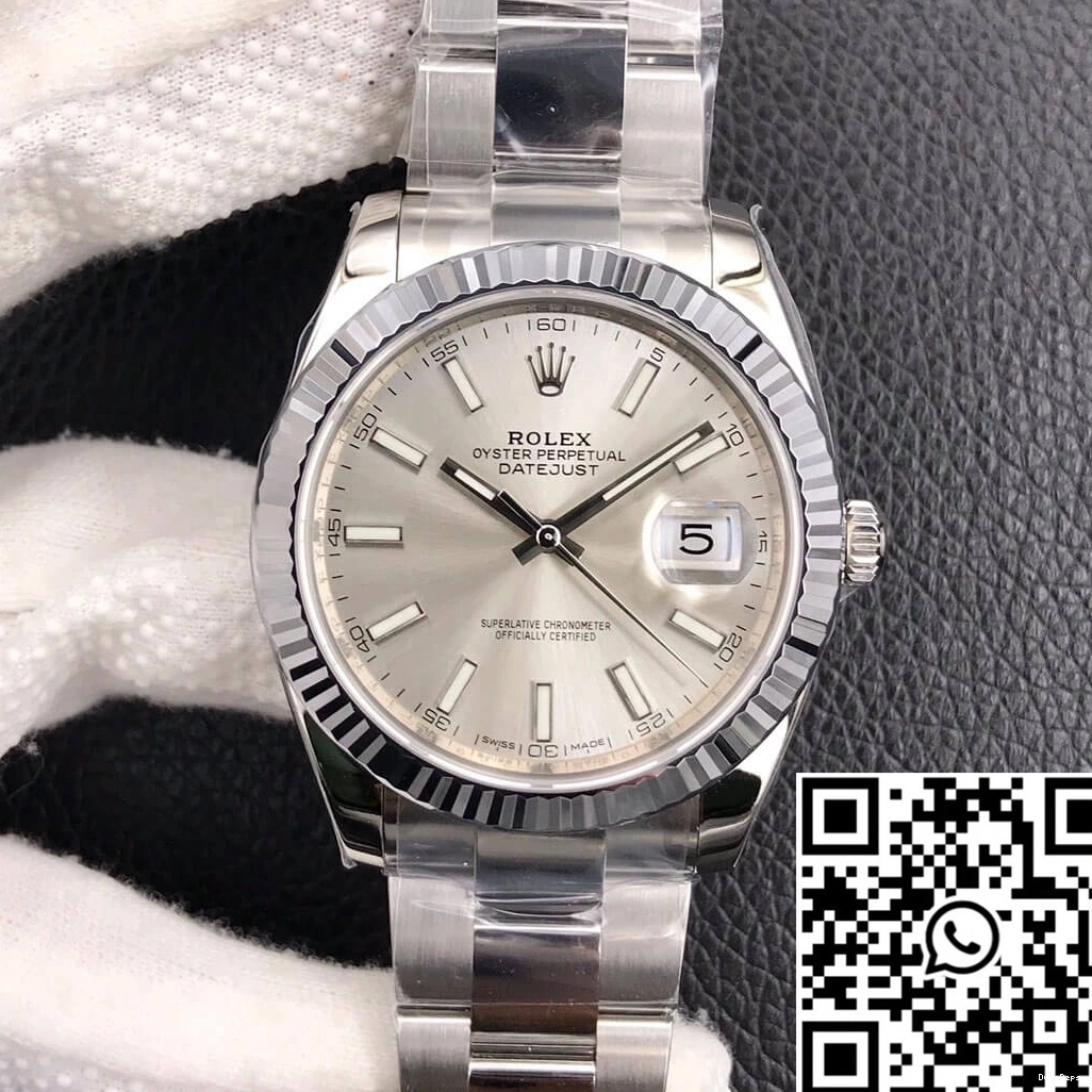 M126334-0003 Rolex Dial Silver Datejust Factory VS 0423